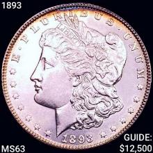 1893 Morgan Silver Dollar CHOICE BU