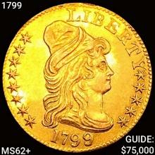 1799 $5 Gold Half Eagle UNCIRCULATED +