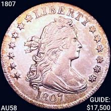 1807 Draped Bust Quarter CHOICE AU