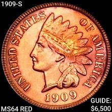 1909-S Indian Head Cent CHOICE BU RD