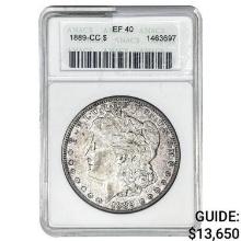 1889-CC Morgan Silver Dollar ANACS EF40