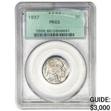 1937 Buffalo Nickel PCGS PR65