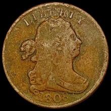 1808 Draped Bust Half Cent NICELY CIRCULATED