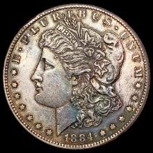 1884-S Morgan Silver Dollar CHOICE AU