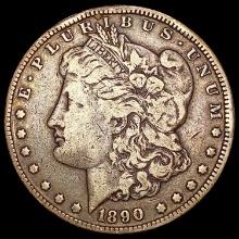 1890-CC Morgan Silver Dollar LIGHTLY CIRCULATED