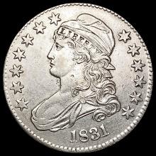 1831 Capped Bust Half Dollar CLOSELY UNCIRCULATED