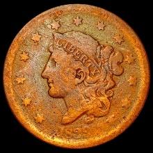 1839 Sm Hd Braided Hair Large Cent NICELY CIRCULATED