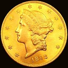 1892-CC $20 Gold Double Eagle