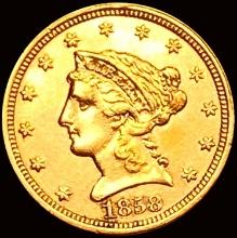 1858 $2.50 Gold Quarter Eagle