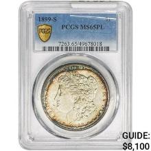 1899-S Morgan Silver Dollar PCGS MS65 PL