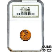 1937 Wheat Cent NGC PF66 CAMEO