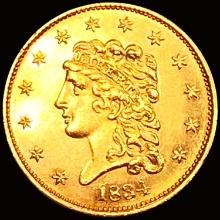 1834 $2.50 Gold Quarter Eagle