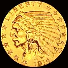 1914-S $5 Gold Half Eagle