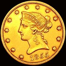 1855 $10 Gold Eagle