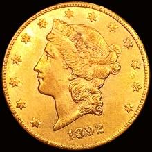 1892-CC $20 Gold Double Eagle