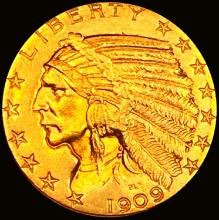 1909-O $5 Gold Half Eagle