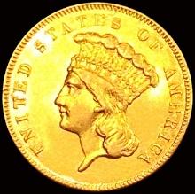 1855 $3 Gold Piece