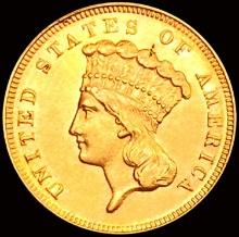 1868 $3 Gold Piece