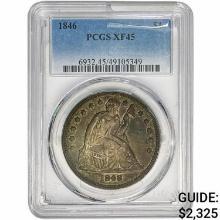 1846 Seated Liberty Dollar PCGS XF45