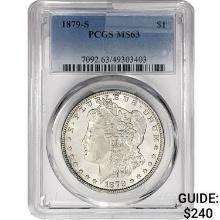 1879-S Morgan Silver Dollar PCGS MS63