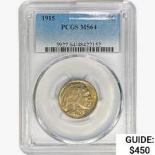 1915 Buffalo Nickel PCGS MS64