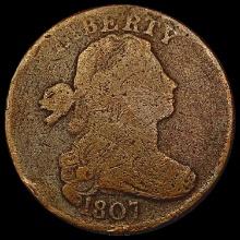 1807 Sm Frac. Draped Bust Large Cent NICELY CIRCULATED