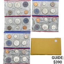 1959-1961 4 US Mint Sets [40 Coins]