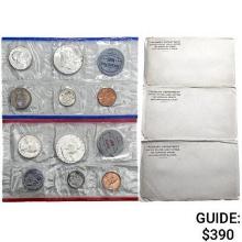 1963 4 UNC US Mint Sets [40 Coins]