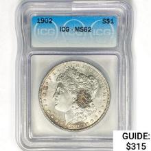 1902 Morgan Silver Dollar ICG MS62