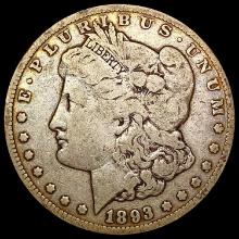 1893-CC Morgan Silver Dollar NICELY CIRCULATED