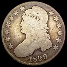 1829 O-117 Capped Bust Half Dollar NICELY CIRCULATED