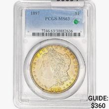 1897 Morgan Silver Dollar PCGS MS63