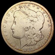 1881-CC Morgan Silver Dollar NICELY CIRCULATED