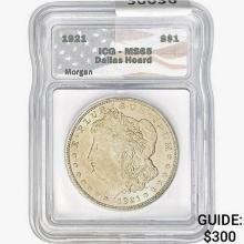 1921 Morgan Silver Dollar ICG MS65 Dallas Hoard