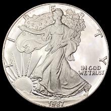 1987-S $1 1oz Proof Silver Eagle GEM PROOF