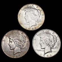 [3] 1922-S-1928-S Silver Peace Dollar HIGH GRADE