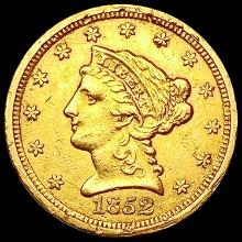 1852 $2.50 Gold Quarter Eagle HIGH GRADE