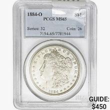 1884-O Morgan Silver Dollar PCGS MS65