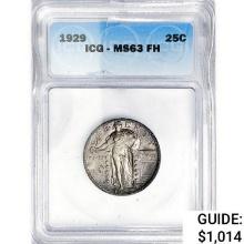 1929 Standing Liberty Quarter ICG MS63 FH