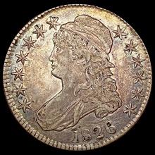 1826 Capped Bust Half Dollar NEARLY UNCIRCULATED