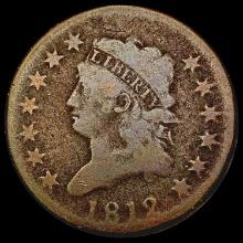 1812 Classic Head Large Cent NICELY CIRCULATED