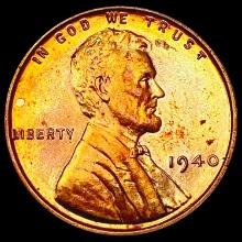 1940 Wheat Cent CHOICE PROOF