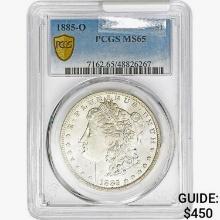 1885-O Morgan Silver Dollar PCGS MS65