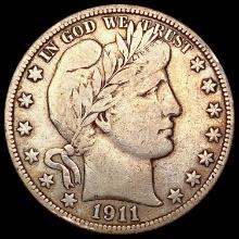 1911 Barber Half Dollar NICELY CIRCULATED