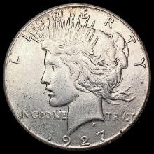 1927 Silver Peace Dollar CLOSELY UNCIRCULATED