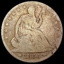 1855-O Arrows Seated Liberty Half Dollar NICELY CIRCULATED