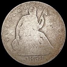 1858-O Seated Liberty Half Dollar NICELY CIRCULATED