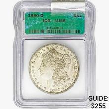 1880-O Morgan Silver Dollar ICG AU55