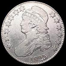 1825 Capped Bust Half Dollar LIGHTLY CIRCULATED