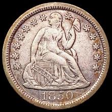 1850 Seated Liberty Dime CLOSELY UNCIRCULATED